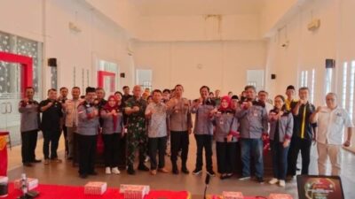 Kapolsek Banyumanik Hadiri Rapat Pleno DPSHP Akhir Pemilu Tahun 2024