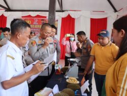 Meriahkan Hari Bhayangkara ke 77, Polres Lamandau Menggelar kontes Durian