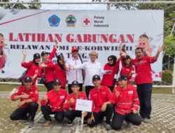 PMI Banjarnegara Laksanakan Latihan Gabungan, Kirim 10 Relawan ke Brebes