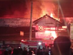 Kebakaran, Ratusan Los Kios di Pasar Purworejo Banjarnegara Ludes Dilalap Api