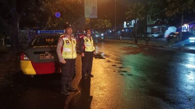 Pergelaran Personil Unit Samapta Polsek Bojongloa Kaler Sambangi masyarakat