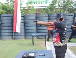 Gelar Lomba Menembak, Polres Sukoharjo Asah Kemampuan & Keterampilan Anggota