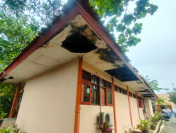 Plafon Ambrol, Begini Kondisi Gedung Dinas Pendidikan Kabupaten Rembang