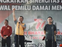 Polda Jateng Olahraga Bersama TNI Polri, Meriahkan Peringatan Hari Bhayangkara ke 77