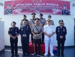 Gelar Ziarah & Tabur Bunga di Laut, Polda Jateng Sambut Hari Bhayangkara Ke-77