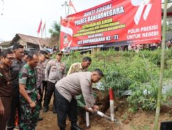 Polres Banjarnegara Gelar Bakti Sosial Pengadaan Fasilitas Air Bersih