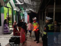 Polres Banjarnegara Laksanakan Pengamanan Malam Takbiran Idul Adha 1444 Hijriyah