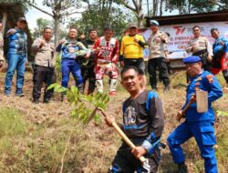 Polres Batang Bereng Komunitas Trail Melakukan Baksos dan Penghijauan