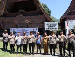 Polres Humbahas Laksanakan Bakti Sosial di Istana dan Makam Raja Sisingamangaraja X dan XI