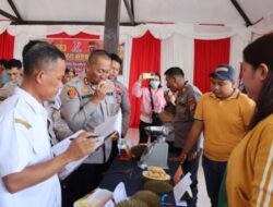 Polres Lamandau Adakan Kontes Durian Dalam Rangka HUT Bhayangkara