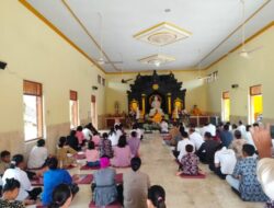 Polres Rembang Kerahkan Personil Melakukan Pam Perayaan Waisak Di Sejumlah Vihara