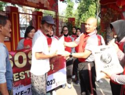 Polresta Pati Kerja Bakti Bersihkan Klenteng Hok Tik Bio & Baksos 25 Paket Ke Warga Sekitar