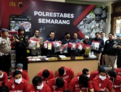 Polrestabes Semarang Ungkap 4 Kasus Narkoba yang Menonjol