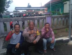 Polsek Cikoneng Sosialisasi Dampak TPPO ke komunitas Ojek di Desa Cimari