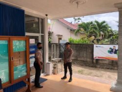 Polsek Sematu Jaya Lamandau Lakukan Patroli BANK BRI