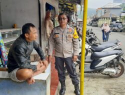 Polsek Sukaraja Melaksanakan Giat Sambang