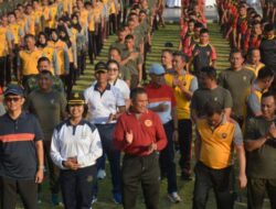 Prajurit Lanal Semarang Mendatangi Polda Jateng