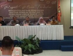 Rapat Pleno, KPU Batang Tetapkan 619.689 DPT
