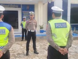 Satlantas Polres Lamandau Lakukan Apel Fungsi yang Rutin pada Hari Rabu