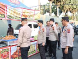 Semarak Hari Bhayangkara ke 77, Polresta Pati Menggelar Bazar UMKM