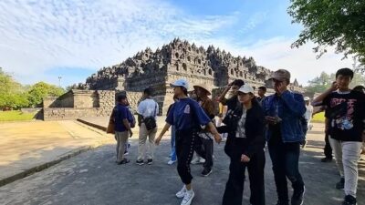 300 Personel Polda Jateng Amankan Kedatangan Kaisar Jepang di Candi Borobudur