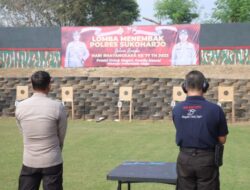Asah Kemampuan & Keterampilan Anggota, Polres Sukoharjo Gelar Lomba Menembak