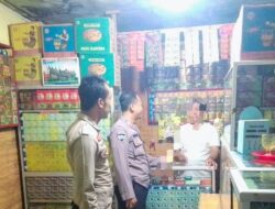 Unit Sabhara Polsek Tirtajaya laksanakan Patroli Dialogis Serta Sambangi Scurity Pertamina pada malam hari