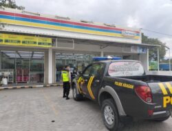 Patroli BLP Antisipasi 3C, Polsek Kragan Himbau Karyawan Minimarket