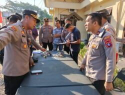 Cek Senpi Dinas Milik Personil, Wakapolres Lamandau Waspadai Penyalahgunaan