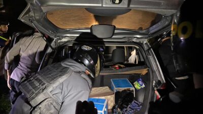 Raymas Polres Pangandaran Berikan Keamanan Dengan Patroli Blue Light