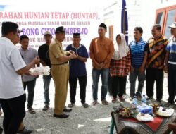 Belasan Korban Tanah Ambles di Dusun Grajen Rembang Kini Tempati Huntap