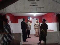 Bina Kamtibmas, Polsek Sematu Jaya Lamandau Sambangi Pos Kamling