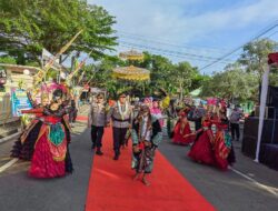 Budaya Seni Sunda, Hiasi Penyambutan Kapolres Pangandaran, AKBP Imara Utama