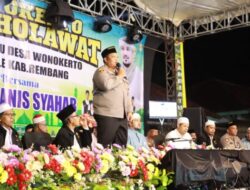 Kapolres Rembang Hadir Dalam Wonokerto Sale Bersholawat Bersama Habib Anis