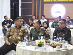 Dandim 0704/Banjarnegara Bersama Forkompinda Menghadiri Penganugerahan Kasad Award Media