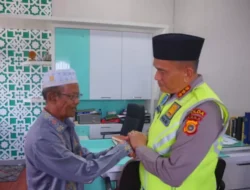 Dirlantas Polda Aceh Kunjungi Imam Besar Masjid Baiturrahman, Sosialisasi Penindakan Humanis
