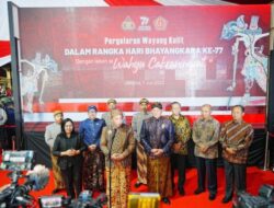 Gelar Wayang Kulit, Kapolri: Sinergisitas TNI, Polri, Rakyat Makin Kuat