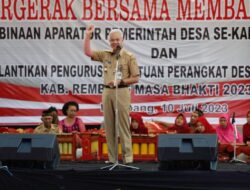 Gubernur Tekankan Jangan Korupsi, Jangan Ada Pungli Kepada Aparatur Pemdes di Rembang