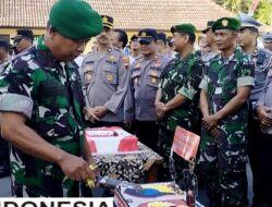 HUT Bhayangkara 77, Perwira Kodim Rembang Geruduk Polres Rembang
