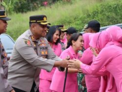 Kapolres Banjarnegara dan Bhayangkari Lakukan Kunjungan Kerja Ke Polsek Jajaran