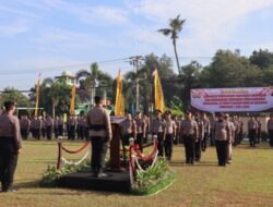 Kapolres Batang Ajak Personel yang Naik Pangkat agar Berprestasi dalam Mengabdi