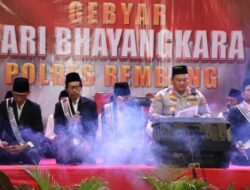 Kapolres Rembang Hadiri Pentas Hadroh di HUT Bhayangkara ke-77