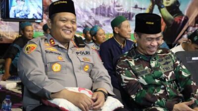 Kapolres Rembang & Dandim 0720/Rbg Hadiri Pos AL Bersholawat Bersama Habib Husein Bhasuroh