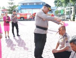 Kepolisian Resort Humbang Hasundutan Melaksanakan Upacara Korps Kenaikan Pangkat