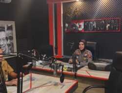 Polantas Polres Sukoharjo Sosialisasikan Operasi Patuh Candi 2023 Lewat Siaran Radio