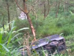 Kecelakaan! Minibus Terjun Ke Jurang di Banjarnegara, Satu Tewas Empat Luka