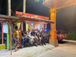 Polsek Sale Rembang Laksanakan BLP, Sapa Warga Mrayun yang Sedang Siskamling