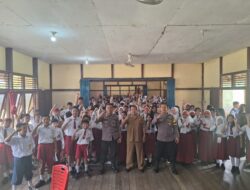 Polsek Putussibau Utara Berikan Terhadap Siswa SMP Negeri 1 Putussibau