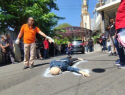 Perampok Sadis di Semarang Peragakan Aksinya Bunuh Sopir Taksi Online