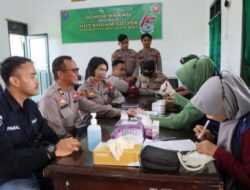 Personel Polres Lamandau Ikuti Donor Darah Dalam Rangka HUT Kodam XII/Tpr